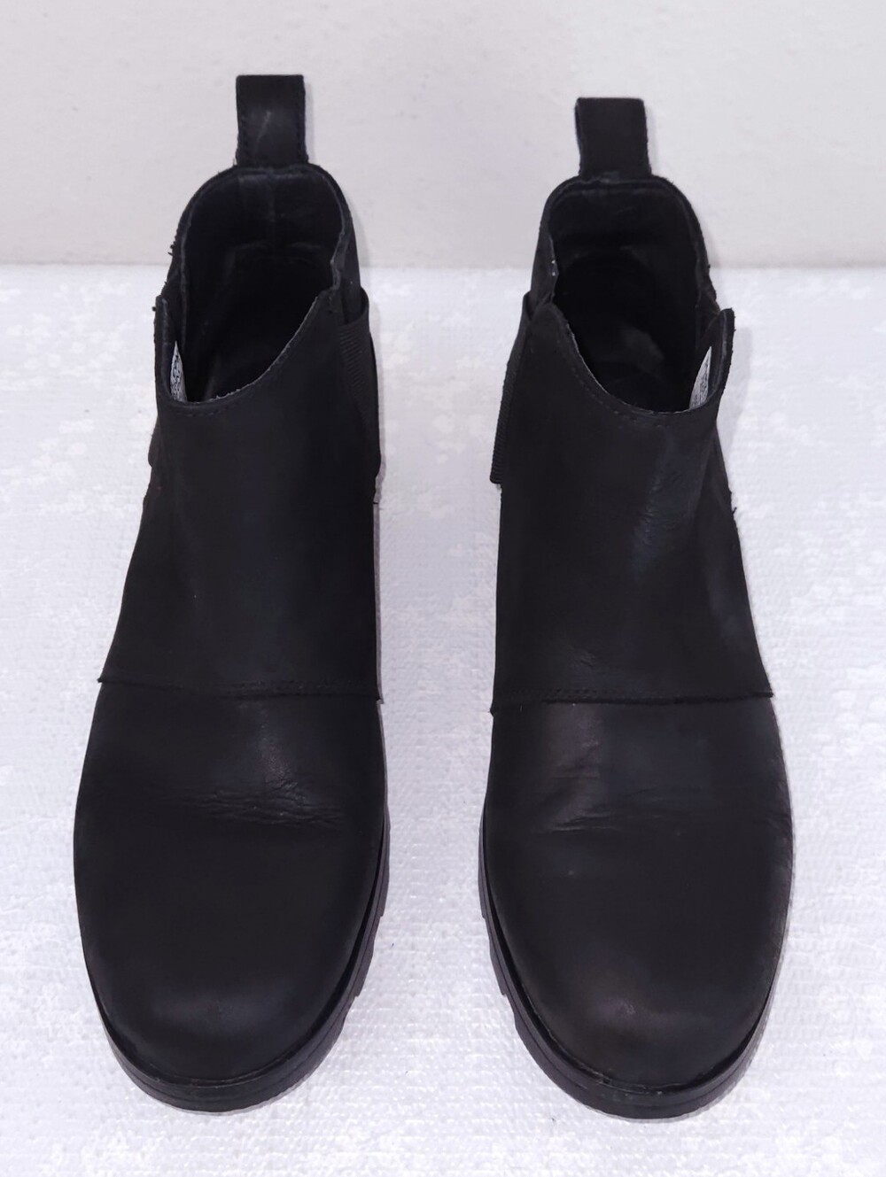 SOREL Emilie Chelsea Ankle Bootie US 8.5 Black - Picture 6 of 11